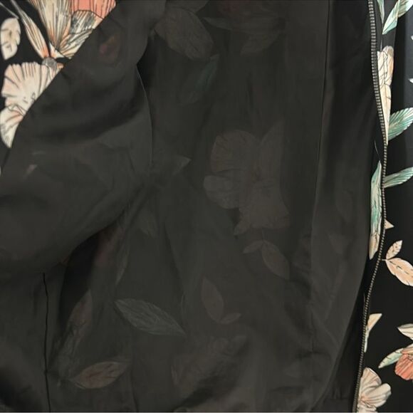 Decree Floral Print Bomber Jacket(Size Medium) - Picture 6 of 10
